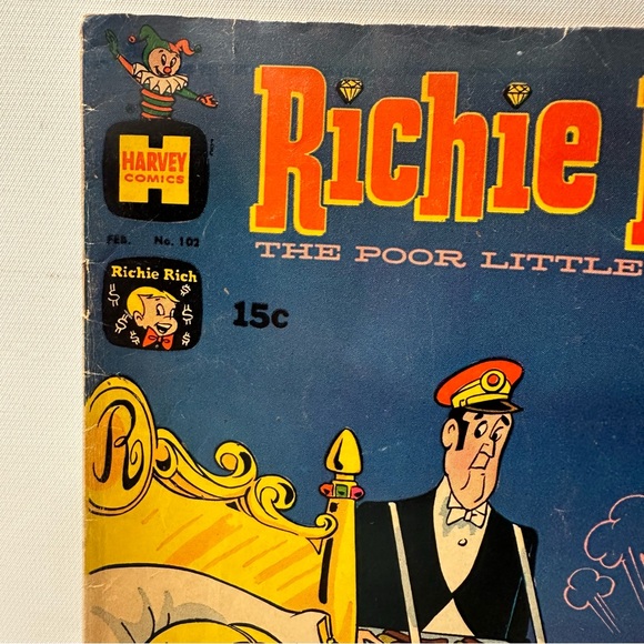 Richie Rich The Poor Little Rich Boy #102 Harvey Comics VTG Collectible 1971 - Picture 2 of 6